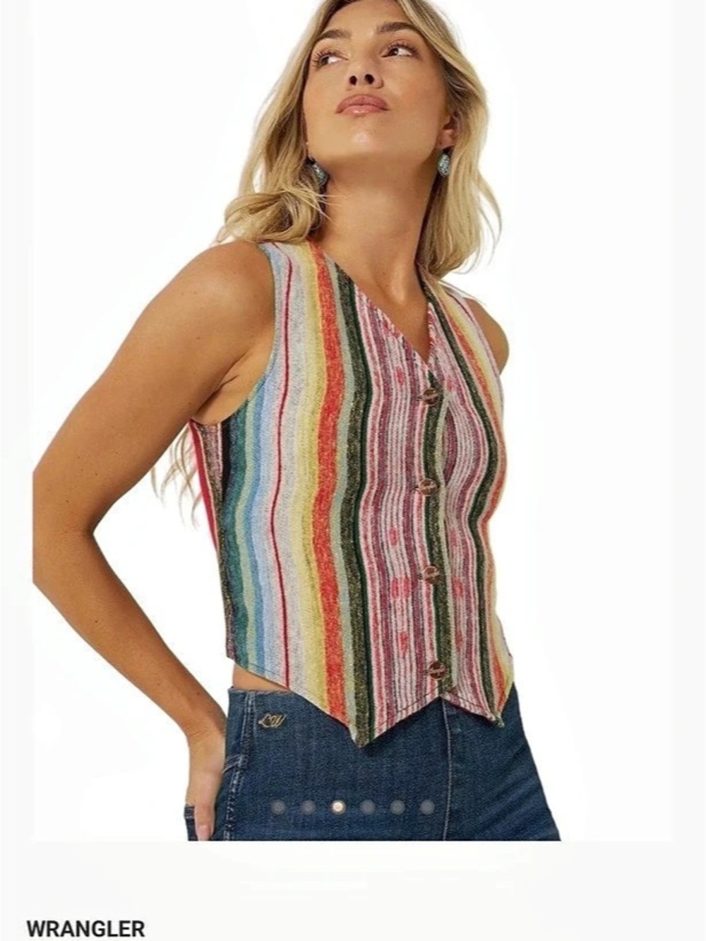 Wrangler x Lainey Wilson Rodeo Ben Jacquard Vest